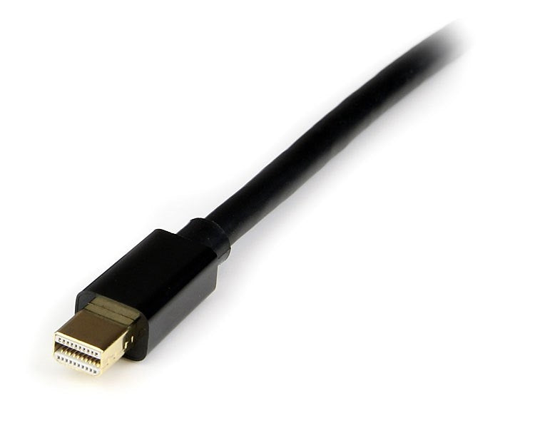 Cable 4M Adaptador Mini Dp A Displayport Macho A Macho Negro .