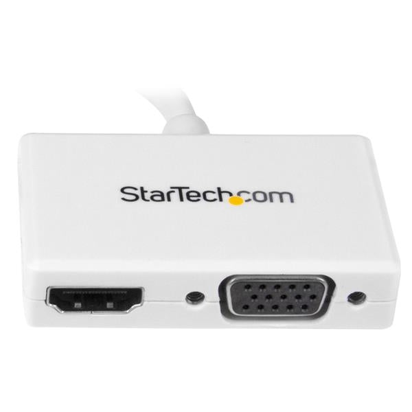 Adaptador Convertidor Mini Displayport A Hdmi O Vga Blanco .