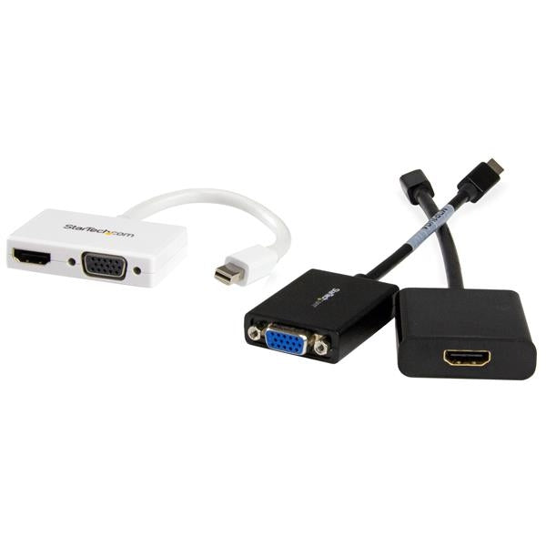 Adaptador Convertidor Mini Displayport A Hdmi O Vga Blanco .