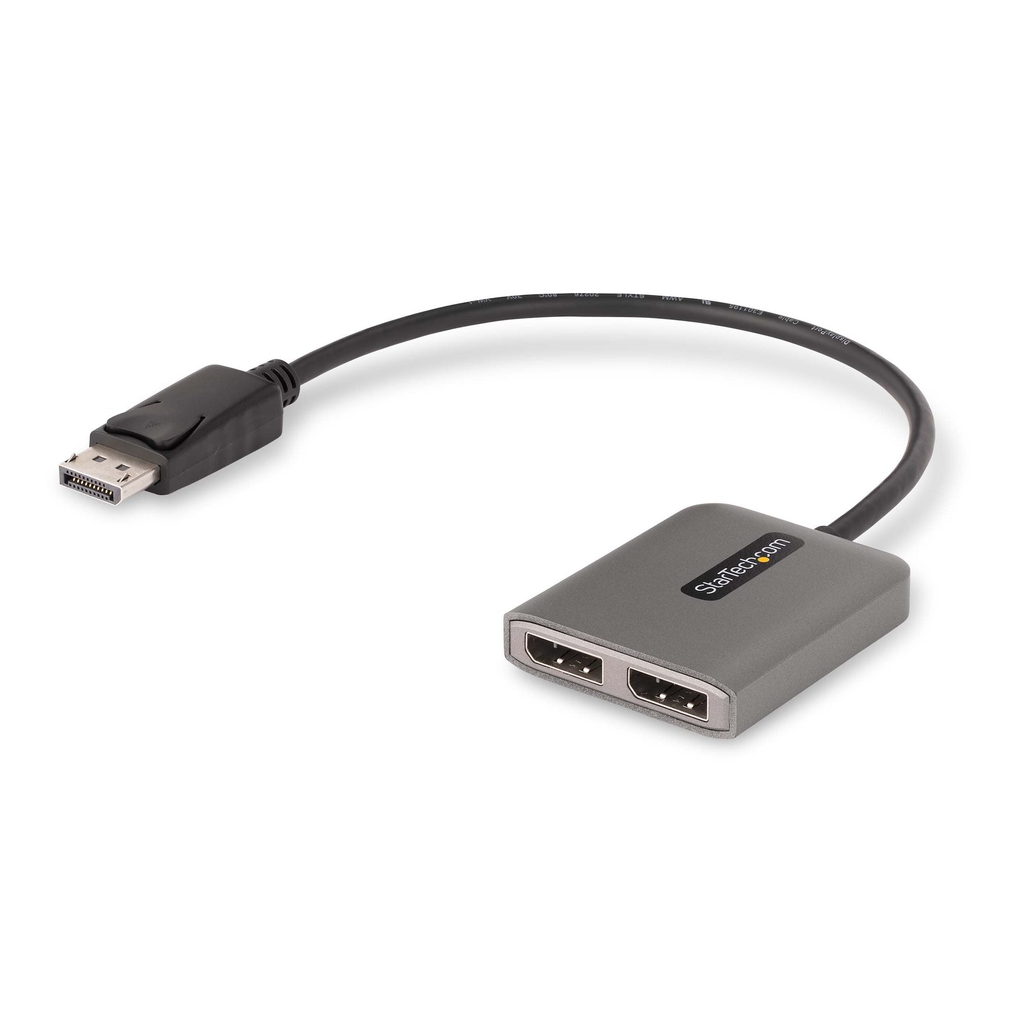 Hub Multiplicador Mst De 2 Puertos Displayport Divisor Dp