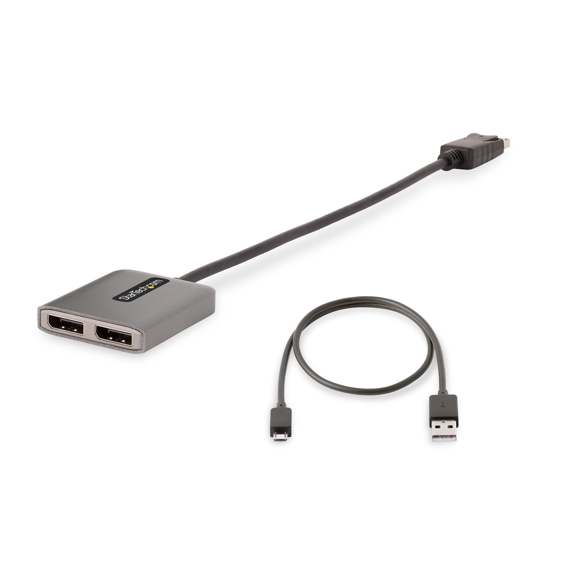 Hub Multiplicador Mst De 2 Puertos Displayport Divisor Dp