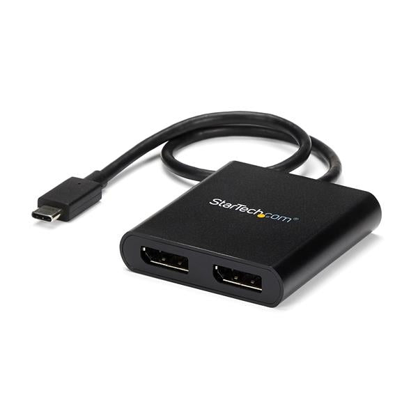 Divisor Multiplicador Usb-C A Displayport 2 Puertos Hub Mst   .