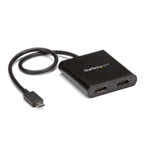 Divisor Splitter Mst Usb-C A Hdmi De 2 Puertos Usb Tipo C