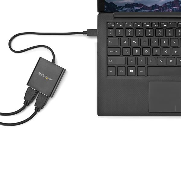 Divisor Splitter Mst Usb-C A Hdmi De 2 Puertos Usb Tipo C