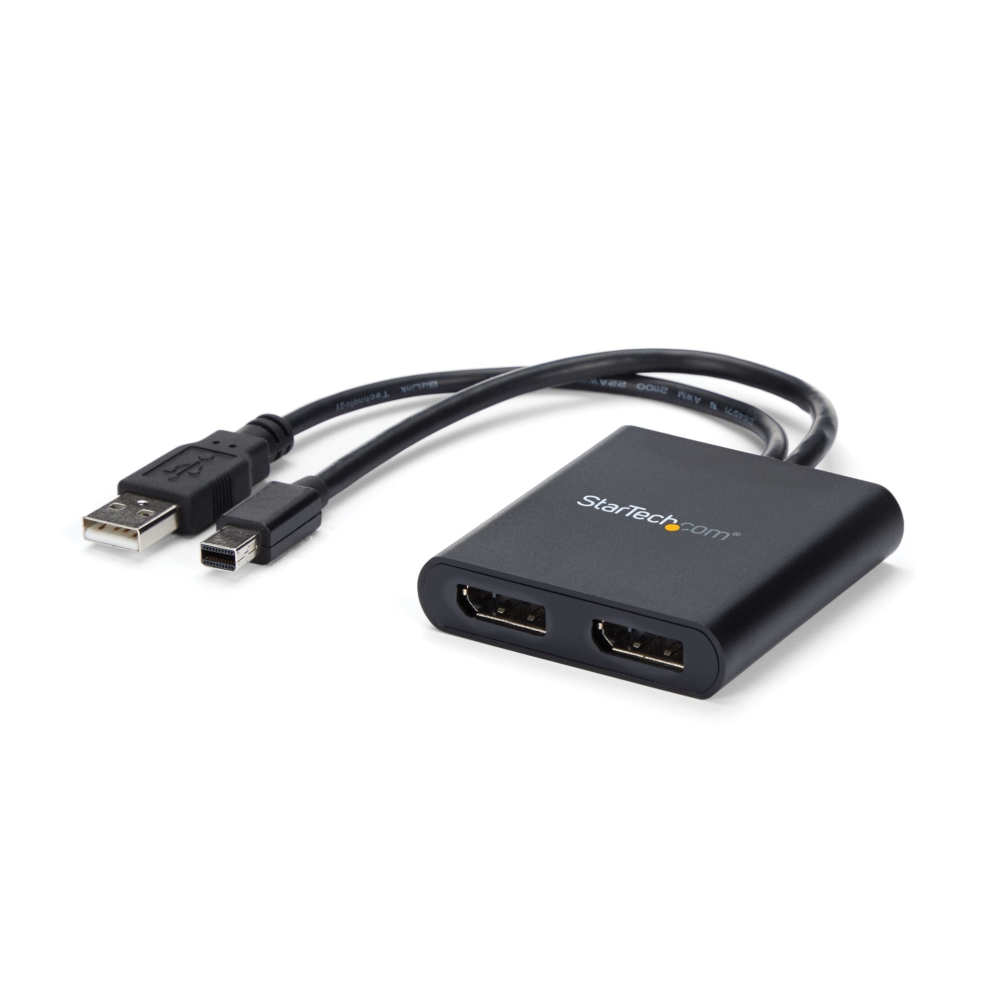 Splitter Divisor Mini Dp 2 Puertos Displayport Hub Mst   .