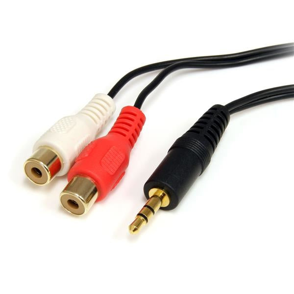 Cable 1.8M Audio Estereo Mini Jack 3.5Mm Macho A Rca Hembra   .