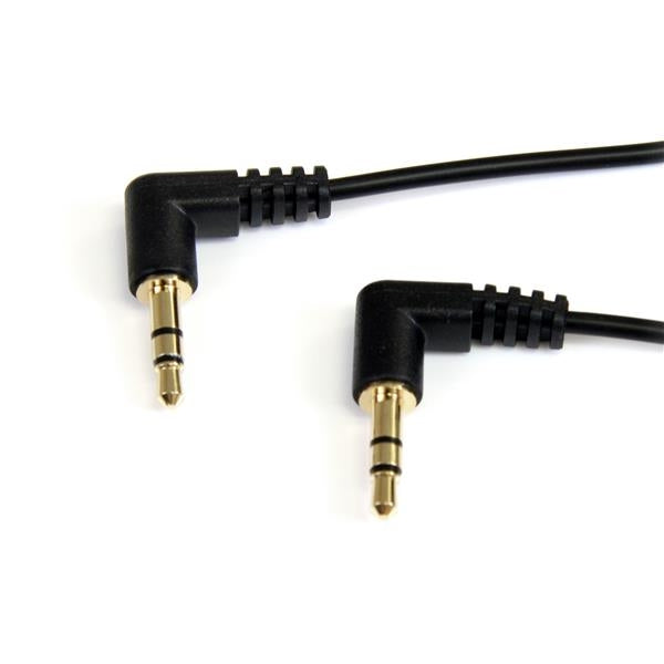 Cable 0.9M Extensor De Audio Estereo Conector Angulo 3.5Mm   .