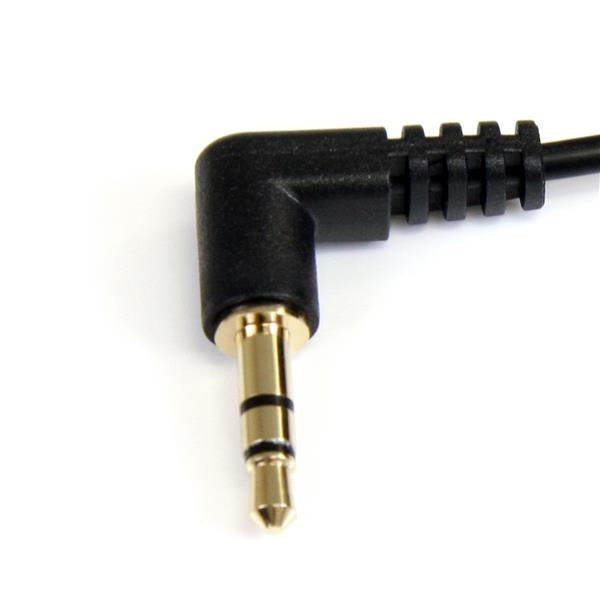 Cable 0.9M Extensor De Audio Estereo Conector Angulo 3.5Mm   .