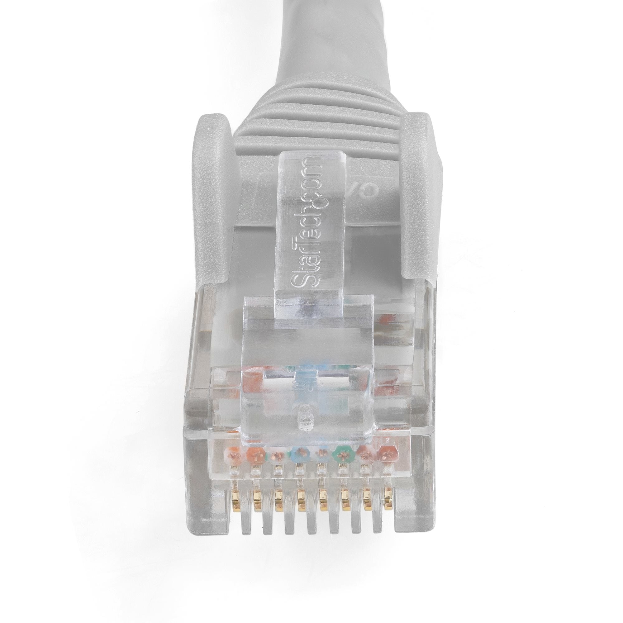 Cable Ethernet Cat 6 De 1M Lszh Patch Utp Sin Enganches Gris