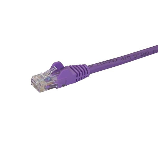 Cable De Red 10M Purpura Cat6 Ethernet Gigabit Sin Enganches