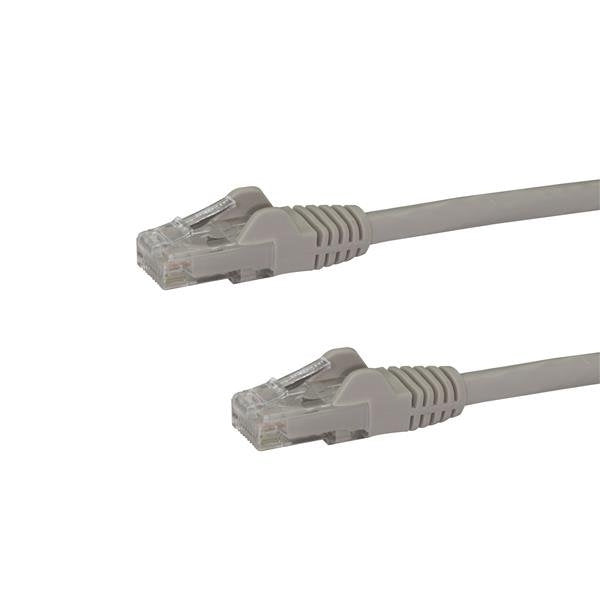 Cable 1M Gris De Red Gigabit Cat6 Ethernet Rj45 Snagless