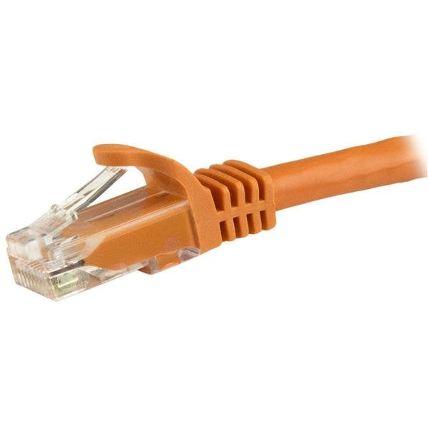 Cable 1M Naranja Red Gigabit Cat6 Ethernet Rj45 Snagless