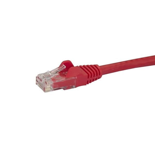 Cable 2M Rojo De Red Gigabit Cat6 Ethernet Rj45 Snagless