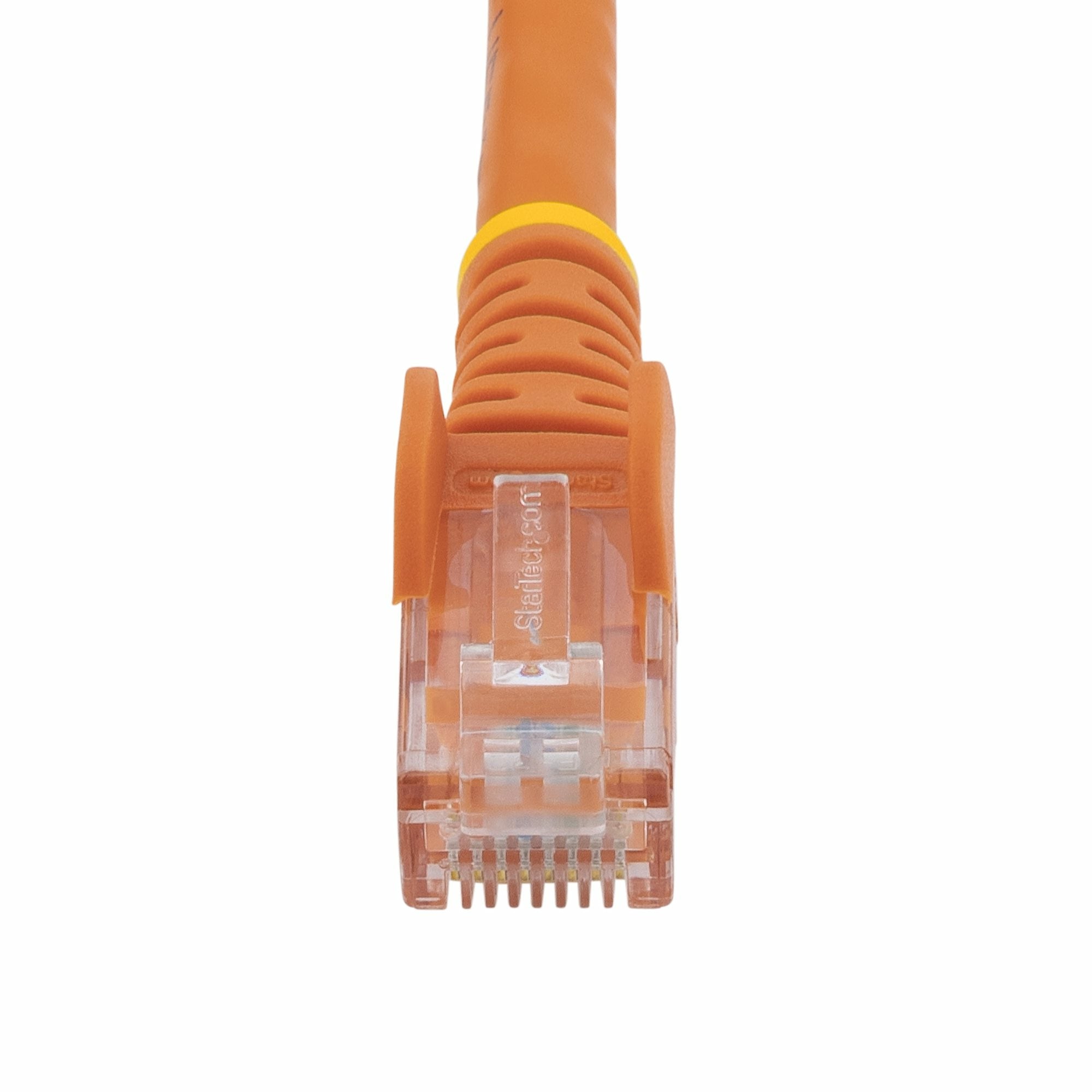 Cable 3M Red Ethernet Utp Cat6 Snagless Naranja Rj45