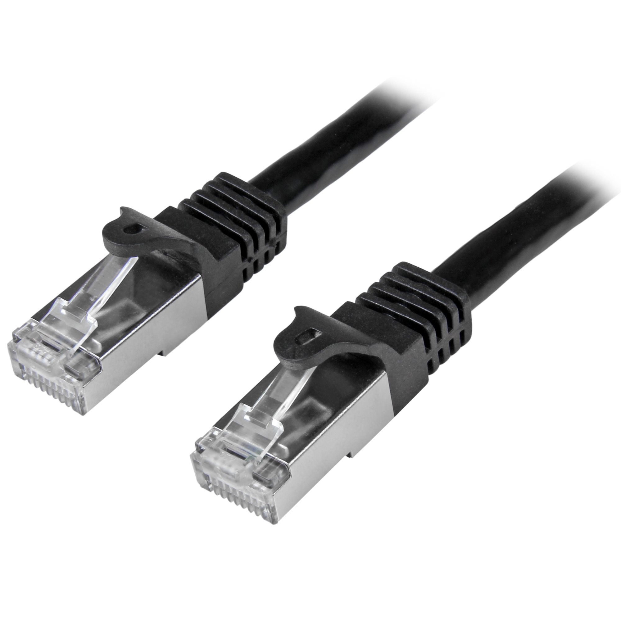 Cable 3M De Red Cat6 Ethernet Gigabit Blindado Sftp Negro     .