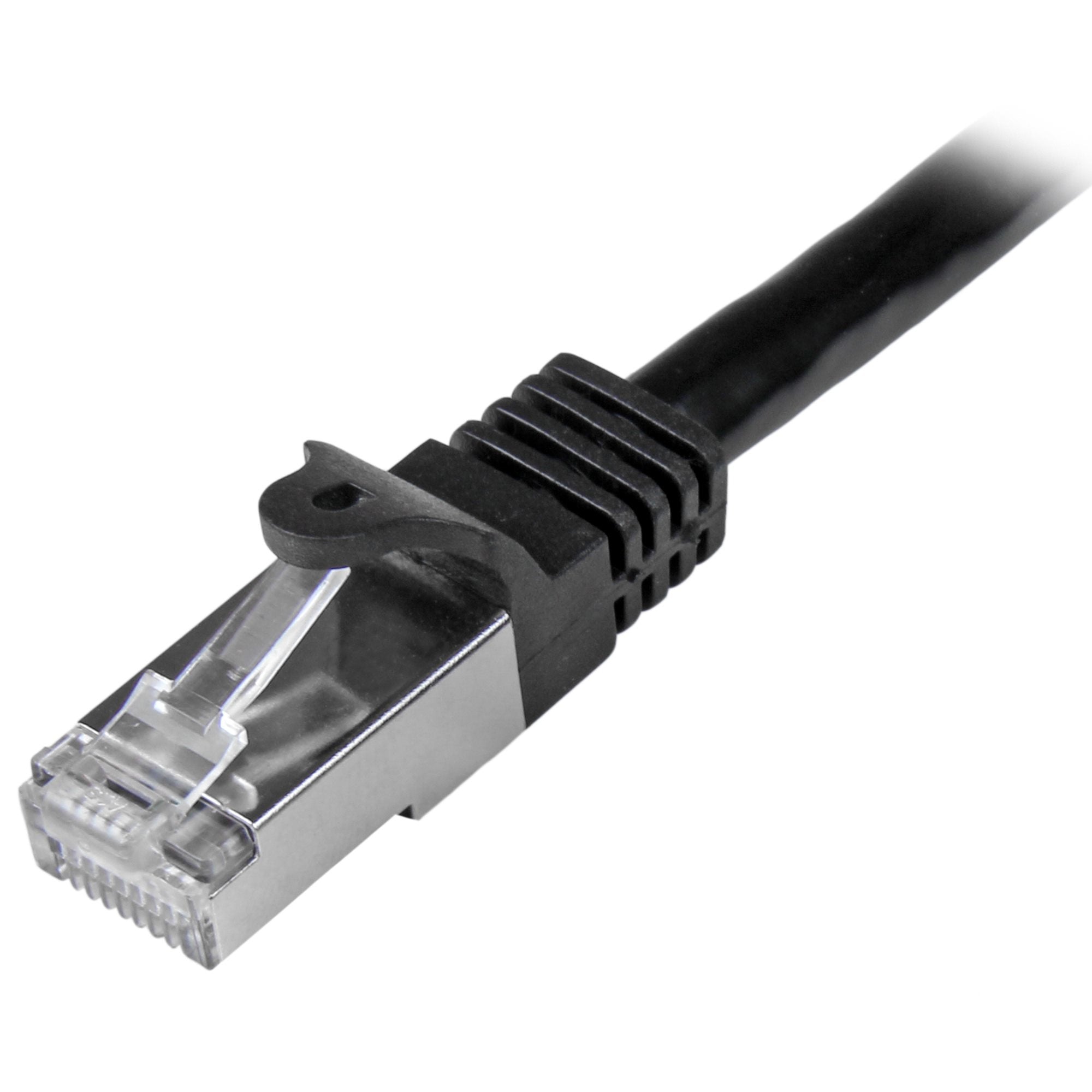 Cable 3M De Red Cat6 Ethernet Gigabit Blindado Sftp Negro     .