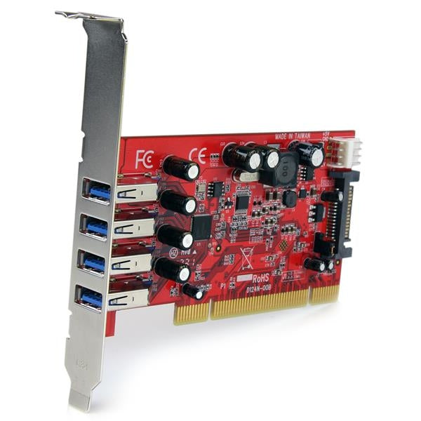 Tarjeta Pci 4 Puertos Usb 3.0 Hub Concentrador Interno        .