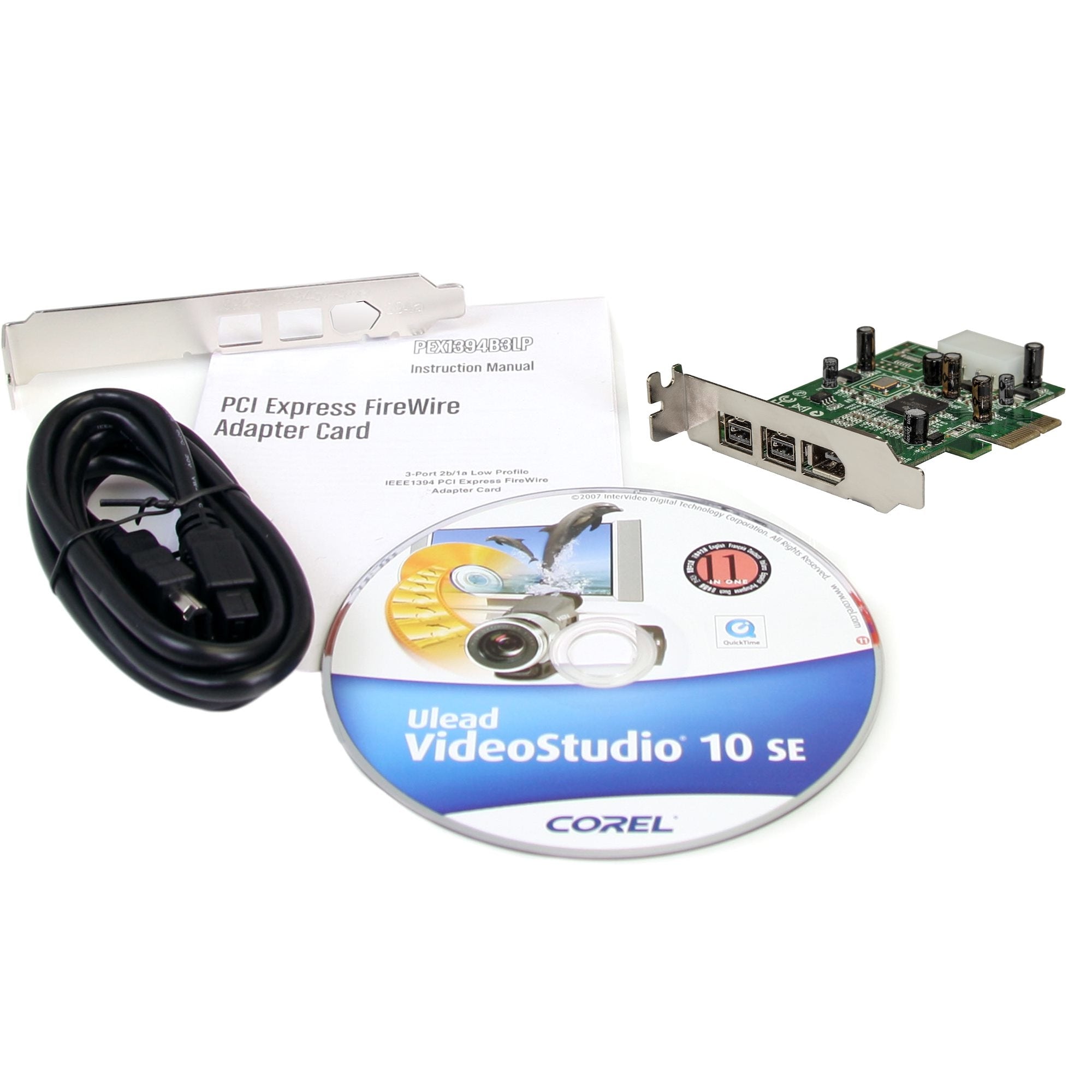 Adaptador Tarjeta Pci Express Firewire Perfil Bajo 3 Puertos  .