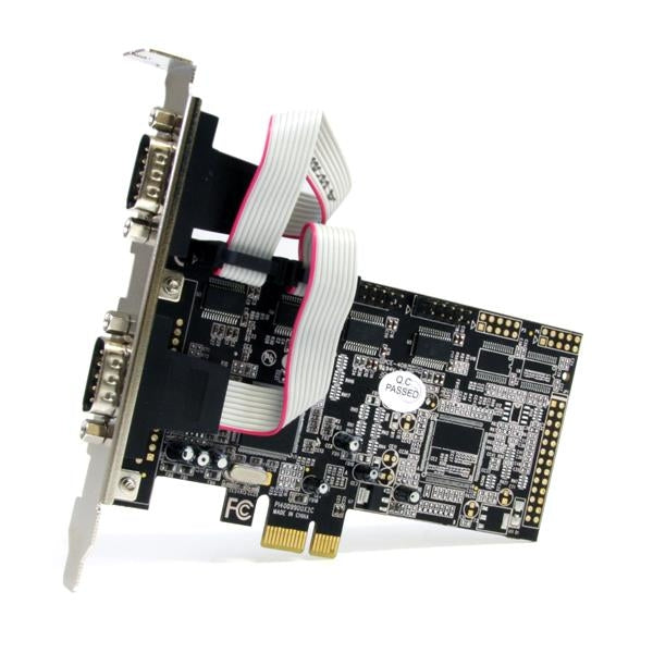 Tarjeta Adaptadora Pci Express Pcie 4 Puertos Serial Rs232 Db9 .