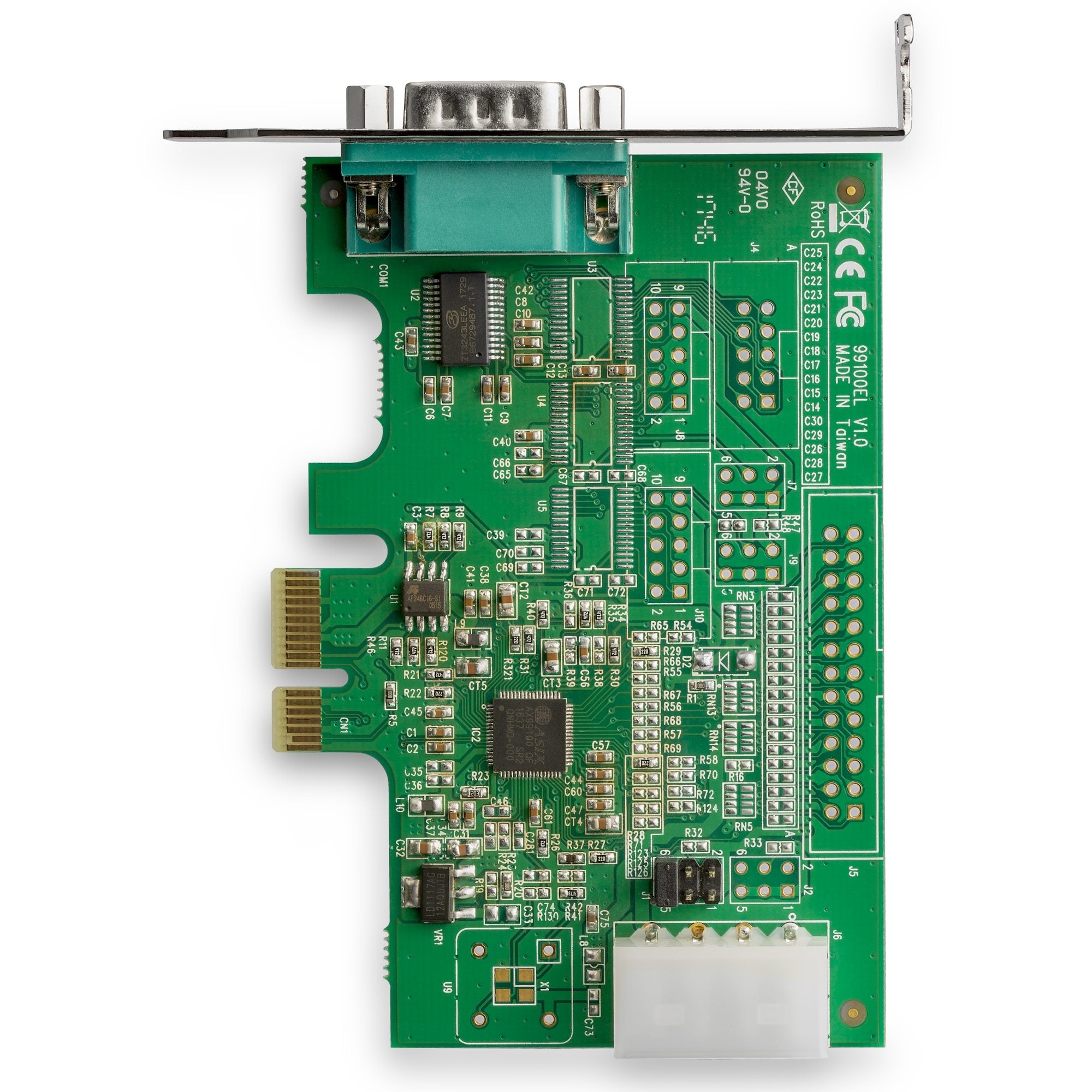 Tarjeta Adaptadora Serial Pcie Rs232 4 Puertos - Uart 16950 - Lp