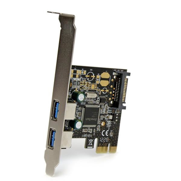 Tarjeta Pci Express 2 Puertos Usb 3.0 Con Alimentacion Sata Hu.