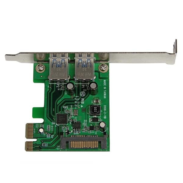 Tarjeta Pci Express 2 Puertos Usb 3.0 Uasp Alimentacion Sata