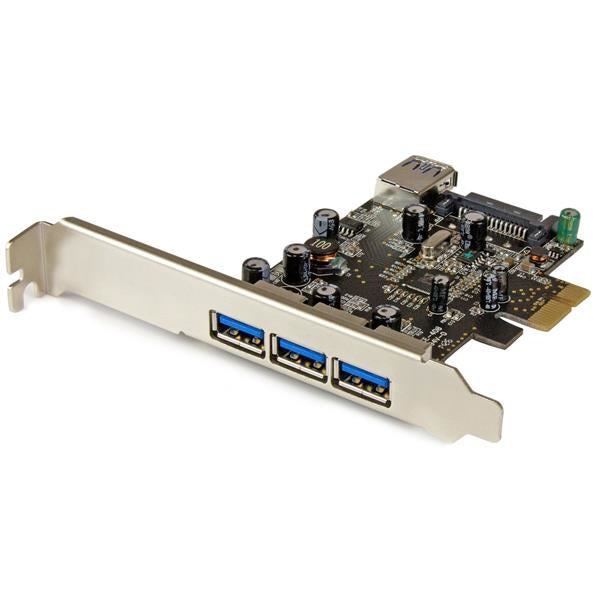 Tarjeta Adaptadora Pci Express De 4 Puertos Usb 3.0 1Xinterno