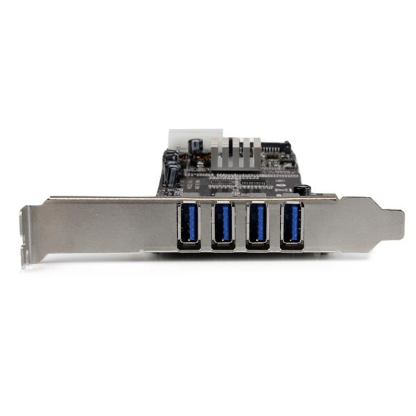 Tarjeta Pci Express 4 Puertos Usb 3.0 Fuente Sata Molex Uasp