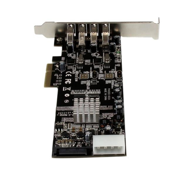 Tarjeta Pci Express 4 Puertos Usb 3.0 Fuente Sata Molex Uasp