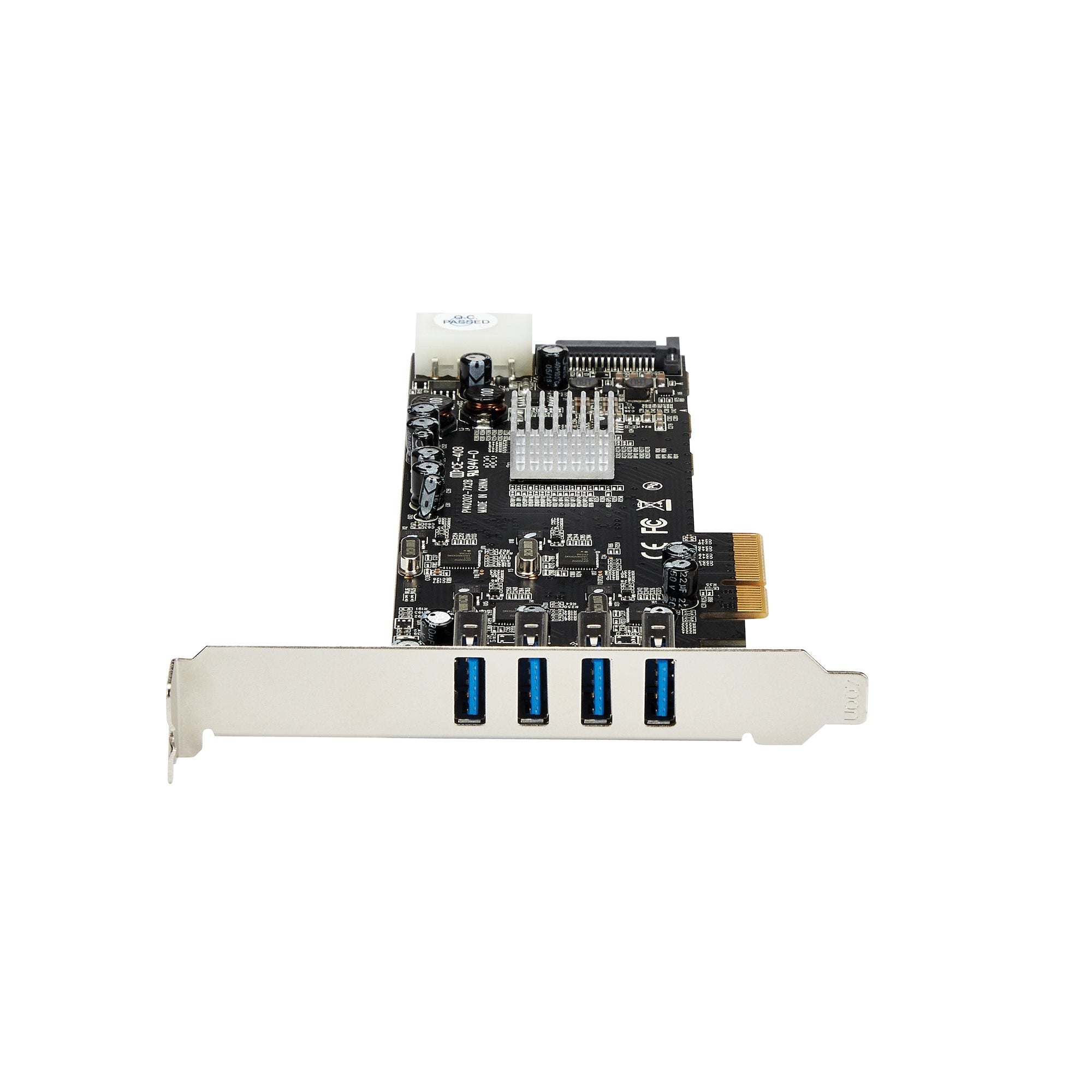 Tarjeta Pci Express 4 Puertos Usb 3.0 Quadbus Sata Lp4 Uasp