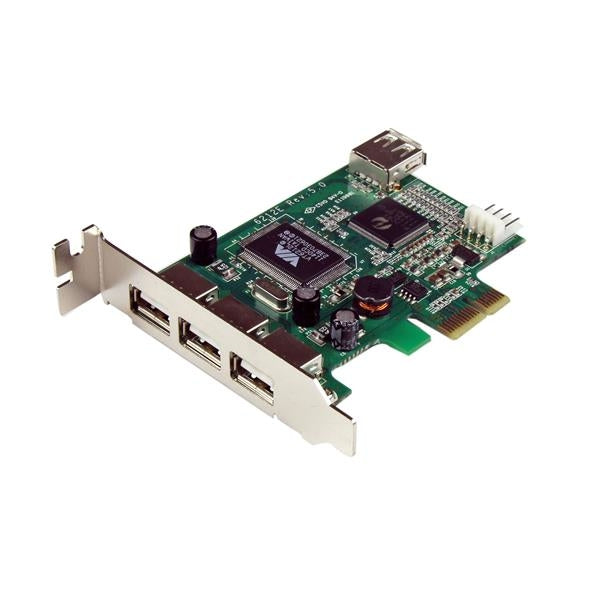 Adaptador Tarjeta Pci Express Perfil Bajo 4 Puertos Usb 2.0   .