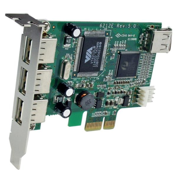 Adaptador Tarjeta Pci Express Perfil Bajo 4 Puertos Usb 2.0   .