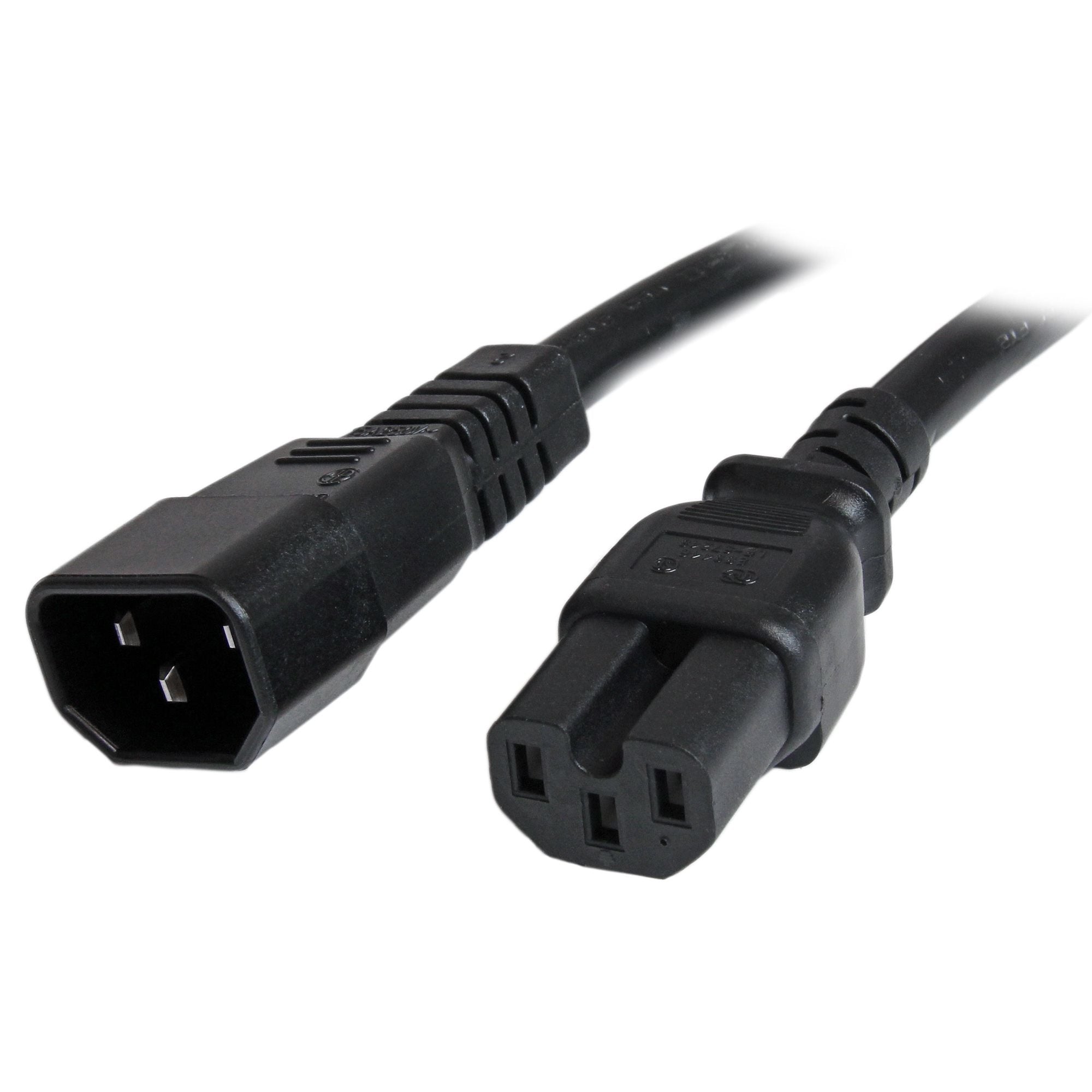 Cable 91Cm 14 Awg Adaptador Jumper Bridge Iec C14 A Iec C15 Para Servidor Ups - Startech.Com Mod. Pxtc14C153