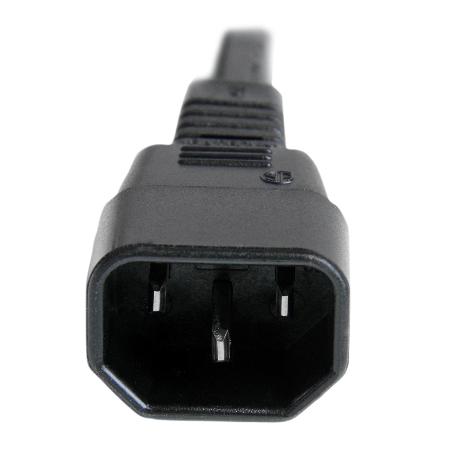 Cable 91Cm 14 Awg Adaptador Jumper Bridge Iec C14 A Iec C15 Para Servidor Ups - Startech.Com Mod. Pxtc14C153