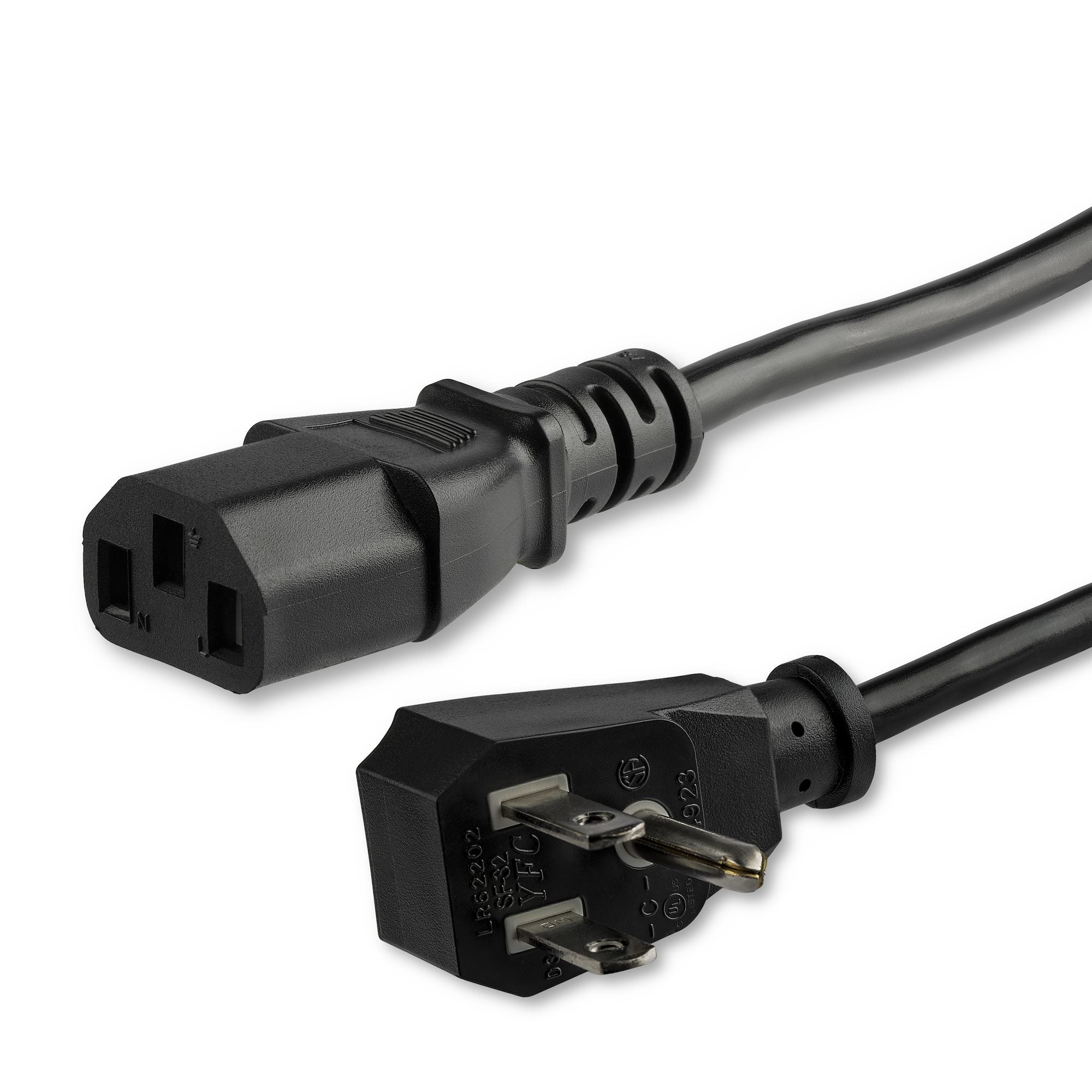 Cable De 1.8M De Alimentacion Plano Nema 5-15P A C13 Para Pc