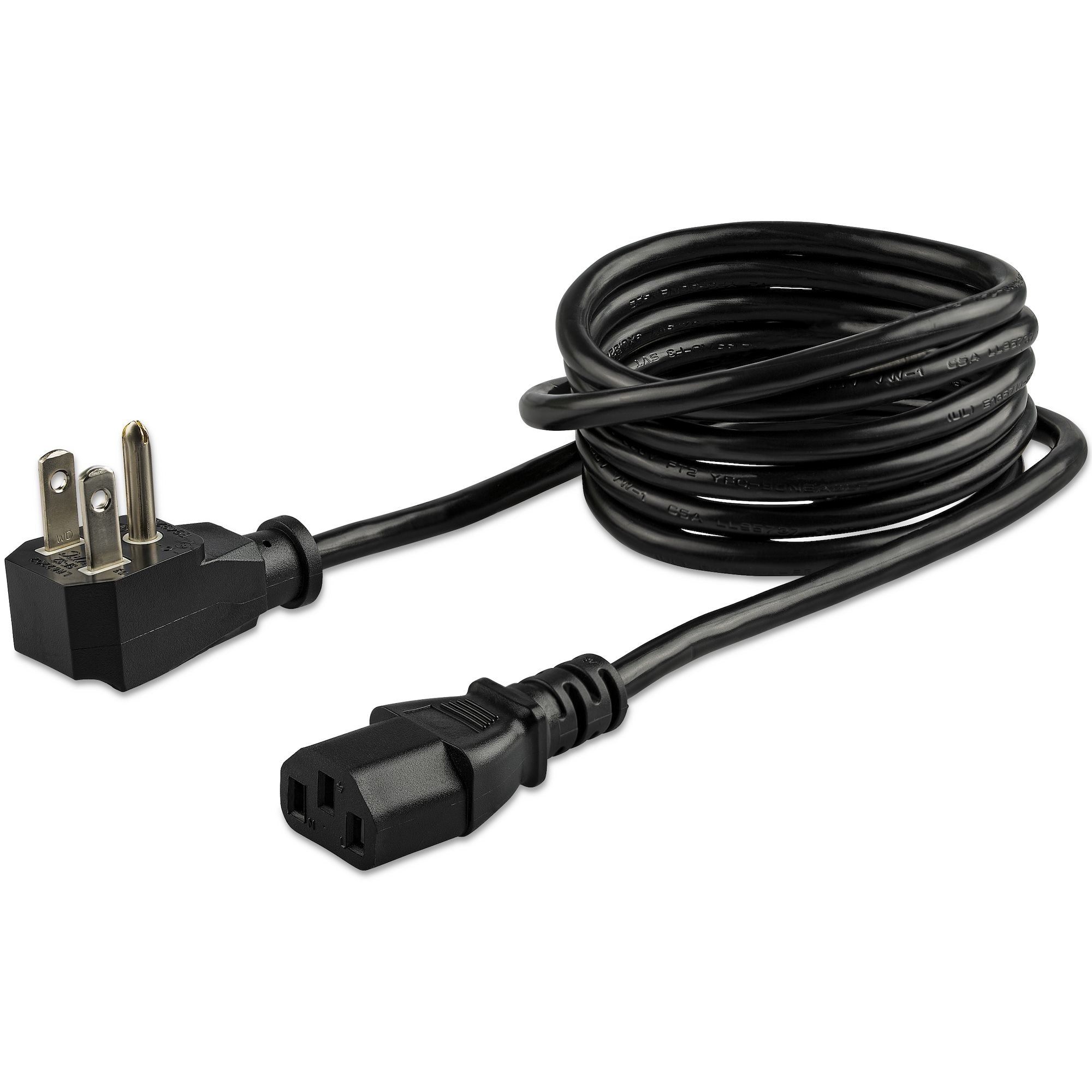 Cable De 1.8M De Alimentacion Plano Nema 5-15P A C13 Para Pc