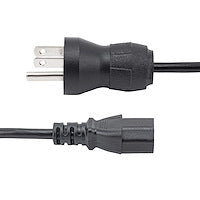 Cable 0.9M De Alimentacion Pc Nema 5-15P A C13 Tipo Hospital