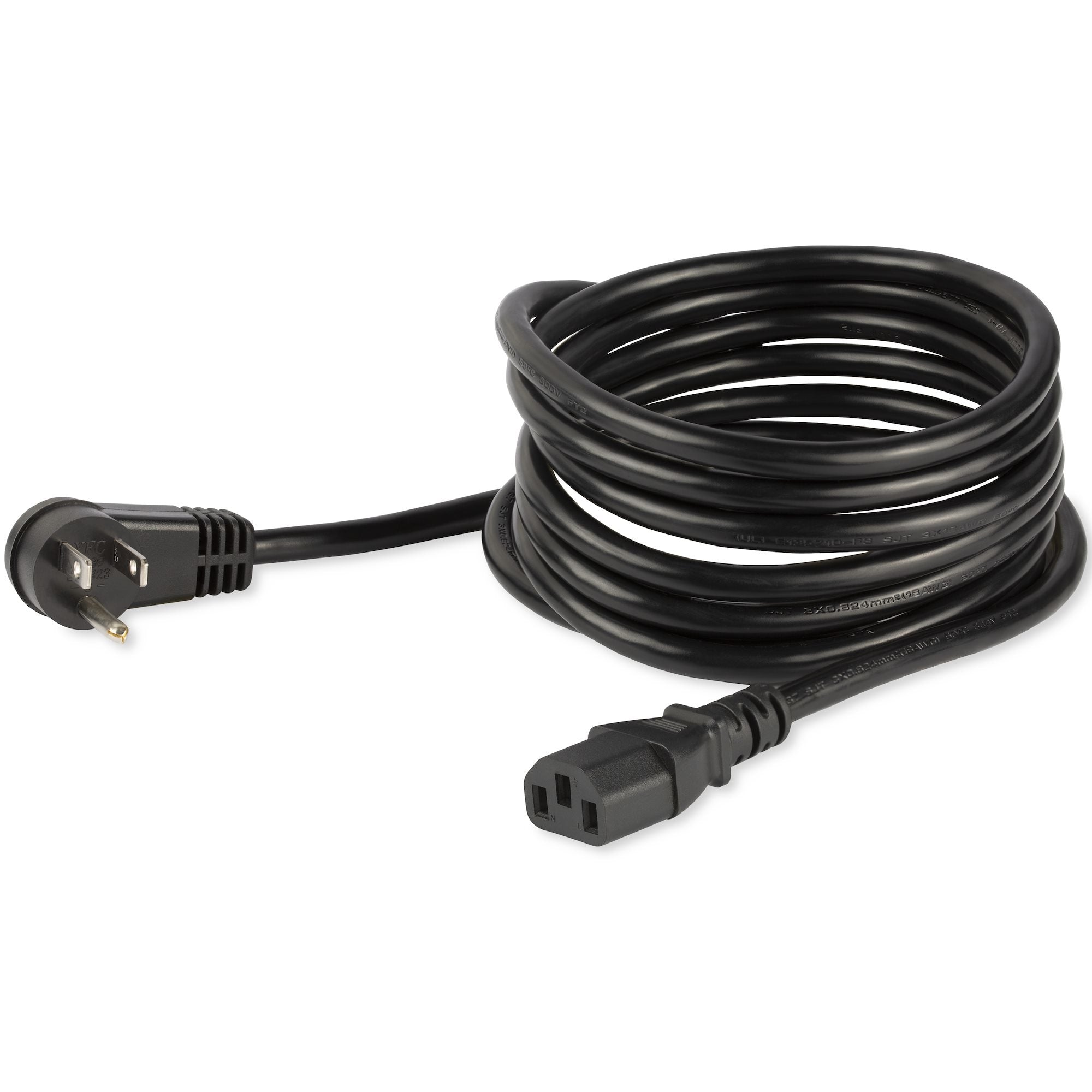 Cable De 3M De Alimentacion Acodado Nema 5-15P A C13 De Pc