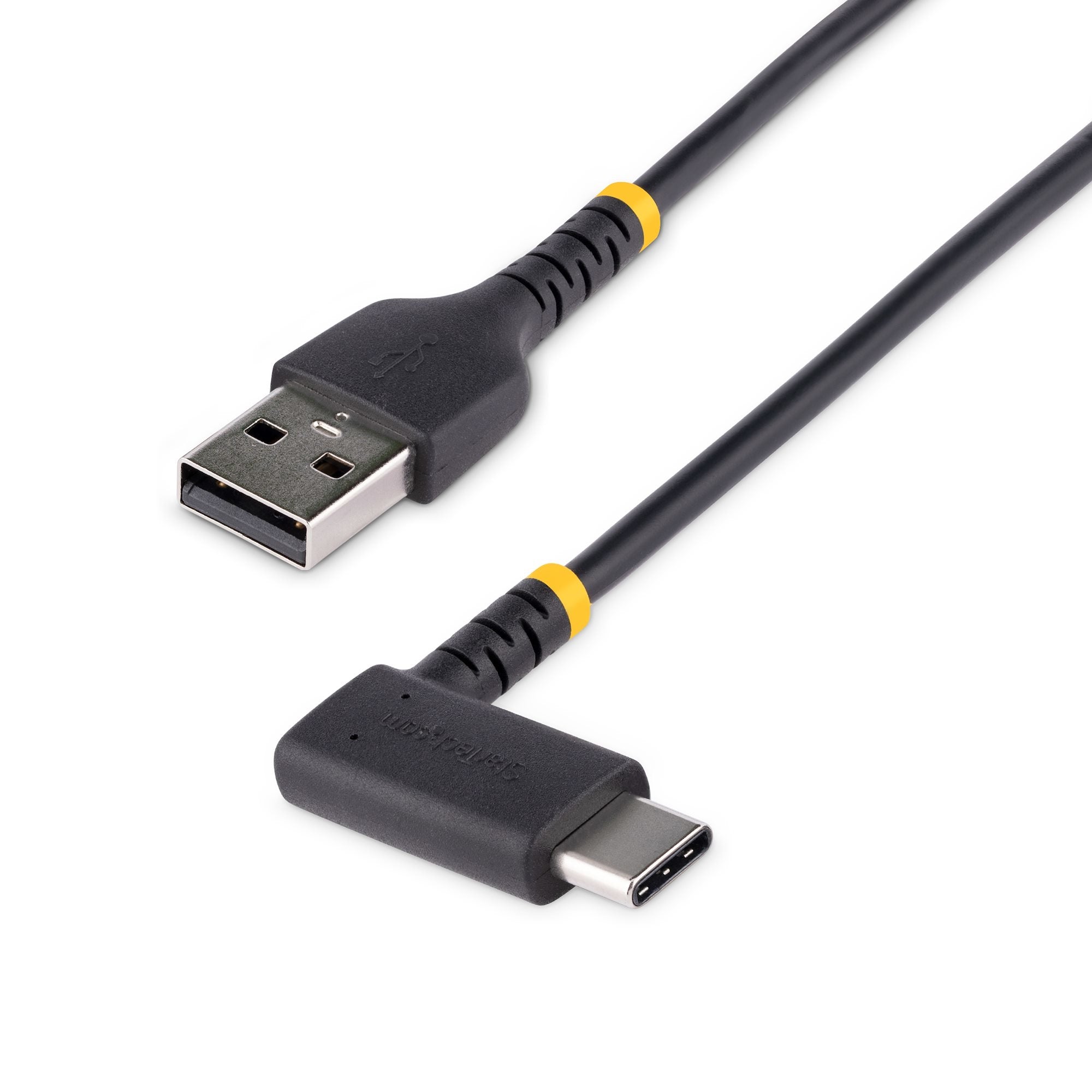 Cable 15Cm De Carga Usb A Usb C Acodado - Usb 2.0 - Tipo C