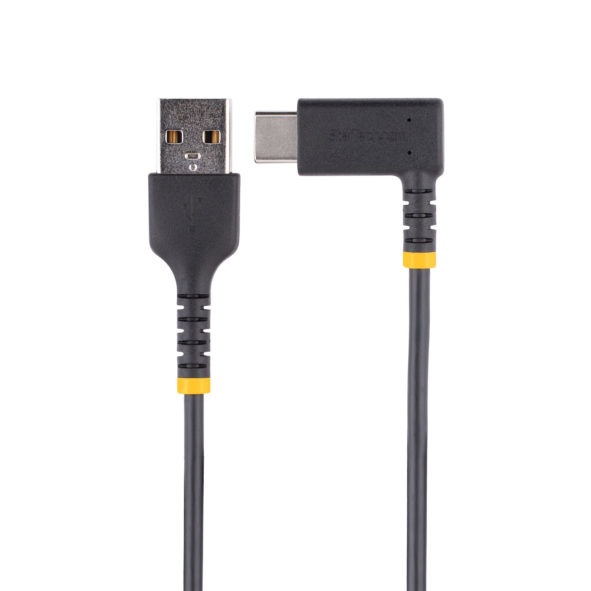 Cable 15Cm De Carga Usb A Usb C Acodado - Usb 2.0 - Tipo C