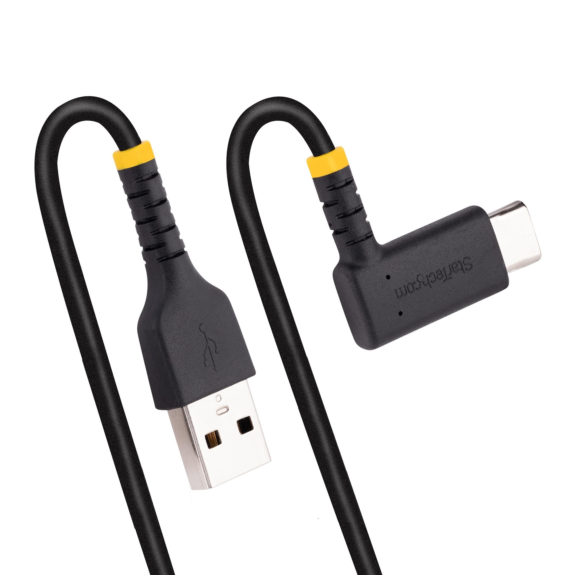 Cable 15Cm De Carga Usb A Usb C Acodado - Usb 2.0 - Tipo C