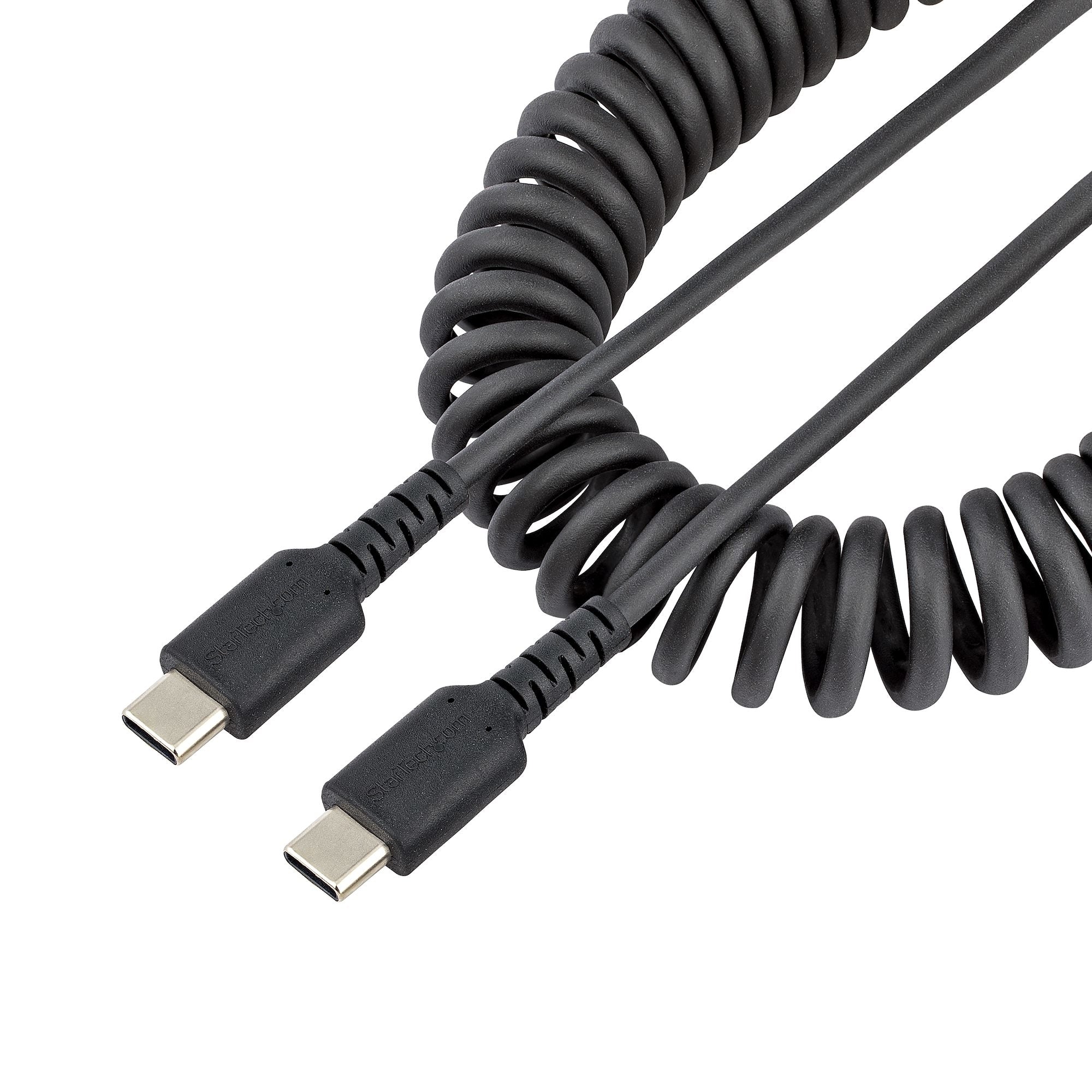 Cable De 1M De Carga Usb C Usb Tipo C En Espiral Usb 2.0