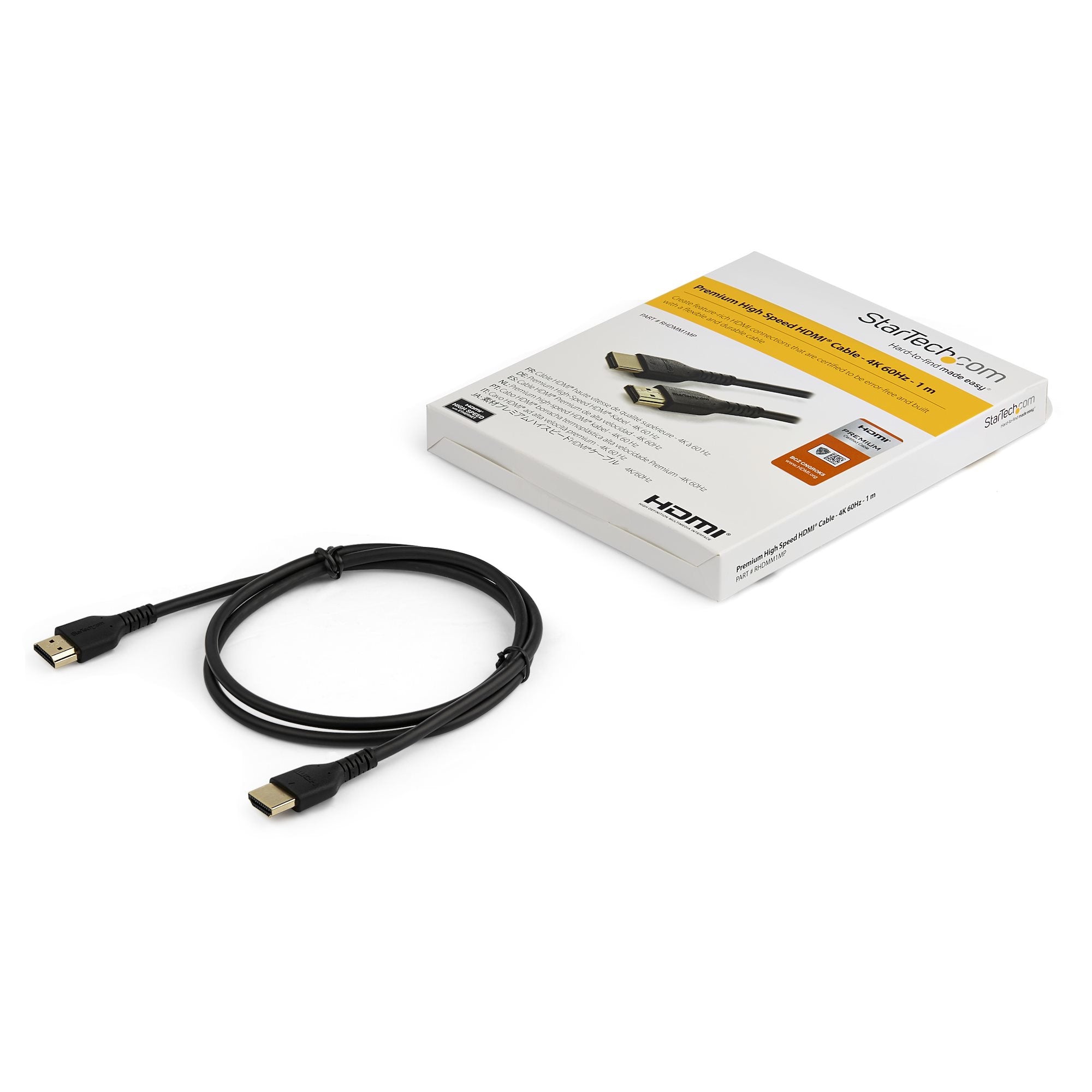 Cable Hdmi Con Ethernet De Alt Velocidad De 1M - 4K 60Hz