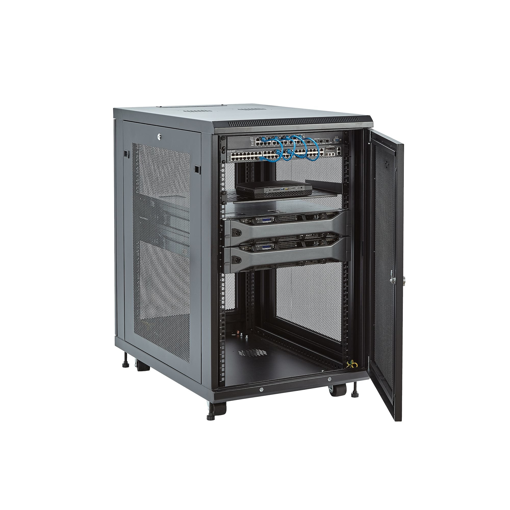 Gabinete Rack De Servidores 18U 31 Pulgadas De Profundidad