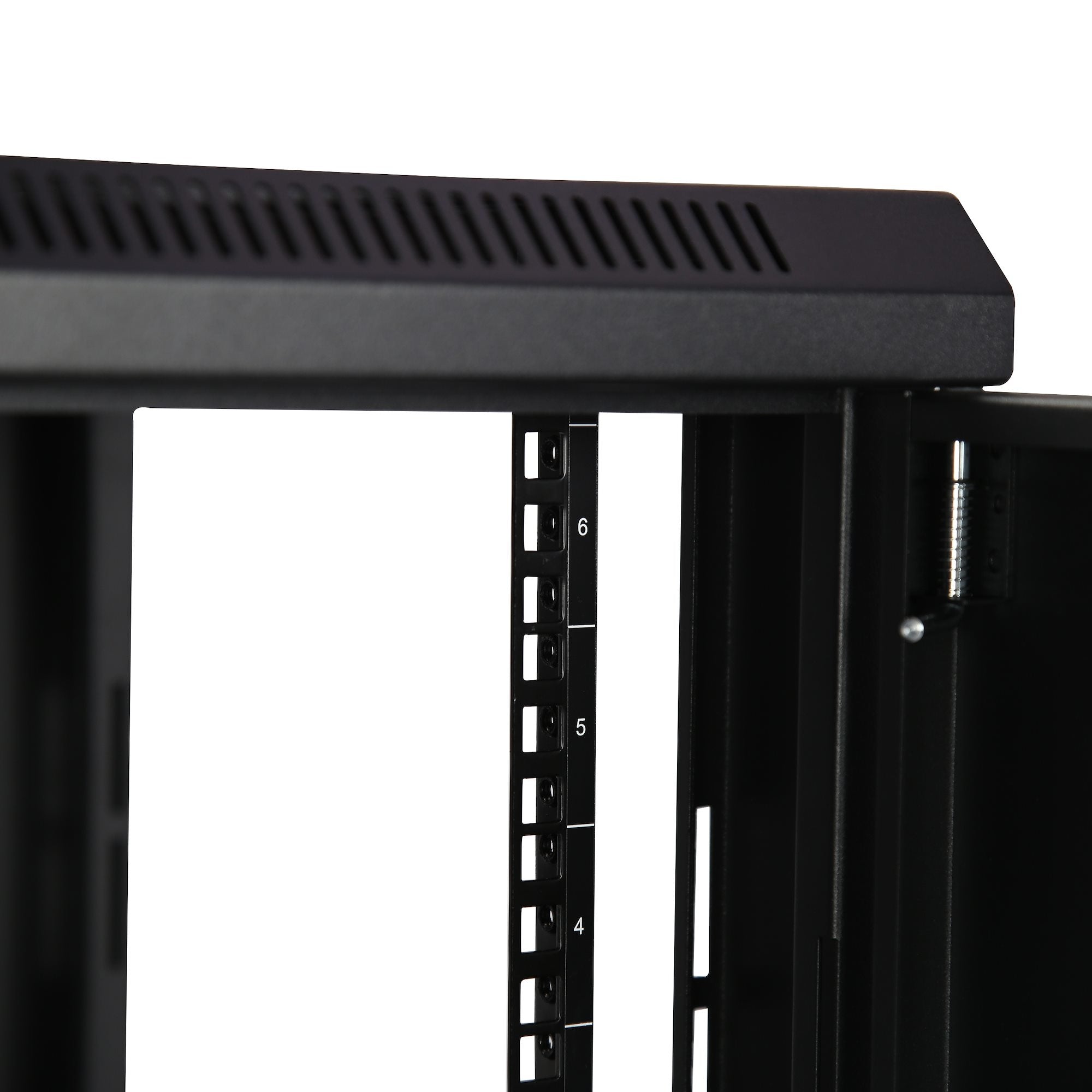 Gabinete Rack De Servidores 6U De 19 Para Montaje - Con Profundidad Ajustable De 38Cm/15 Y Cierre De Seguridad - Ventilacion, Estante Y Cinta De Gancho Y Felpa - Ensamblado Startech.Com