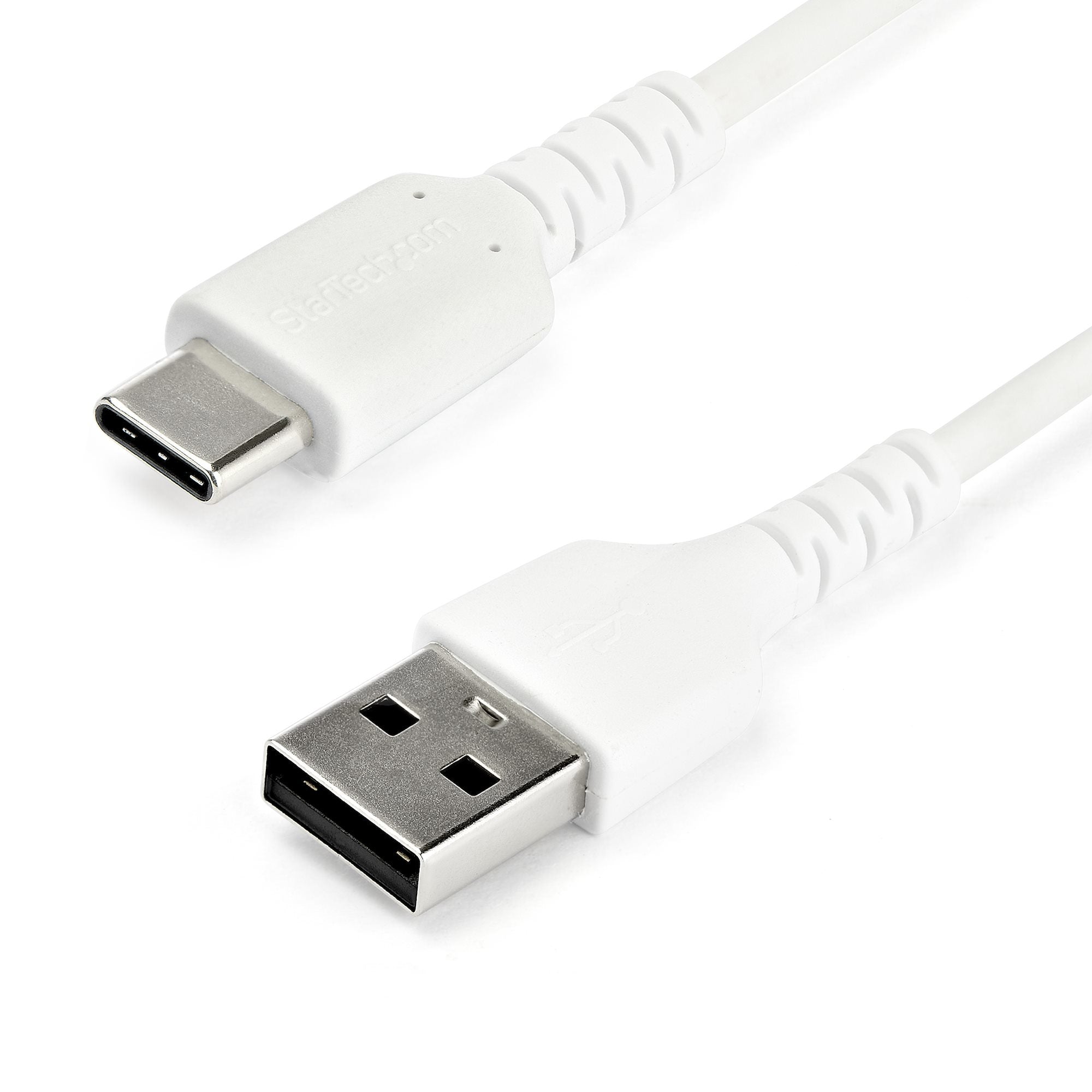 Cable Usb 2.0 A Usb-C De 1 M Blanco - Con Fibra Aramida