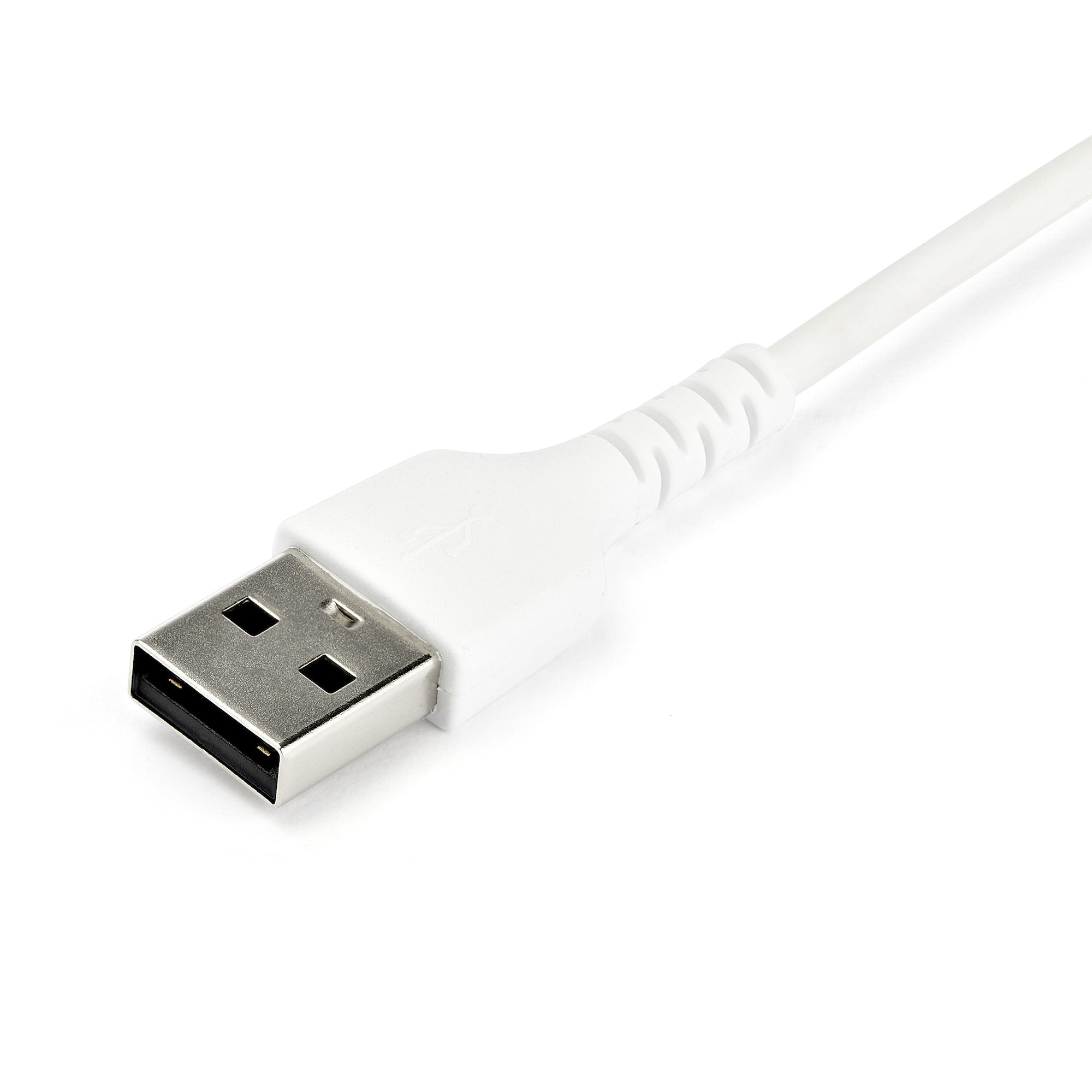 Cable Usb 2.0 A Usb-C De 1 M Blanco - Con Fibra Aramida