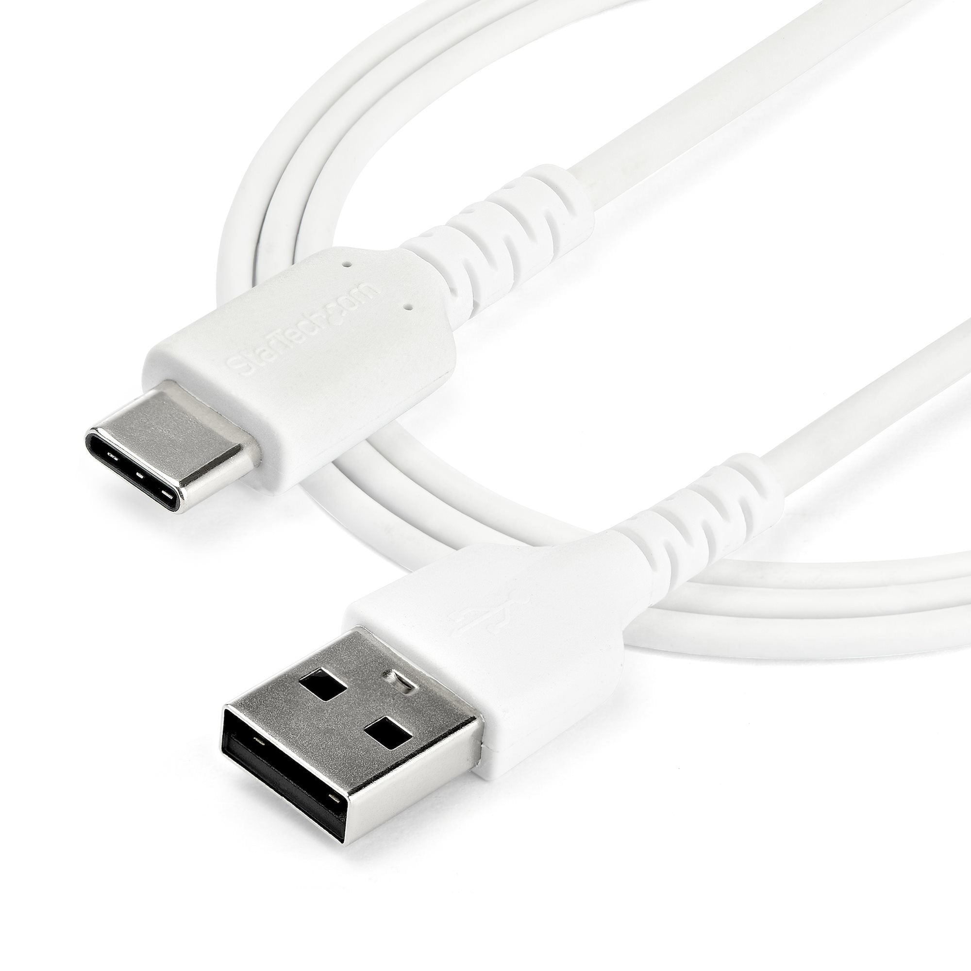 Cable Usb 2.0 A Usb-C De 1 M Blanco - Con Fibra Aramida