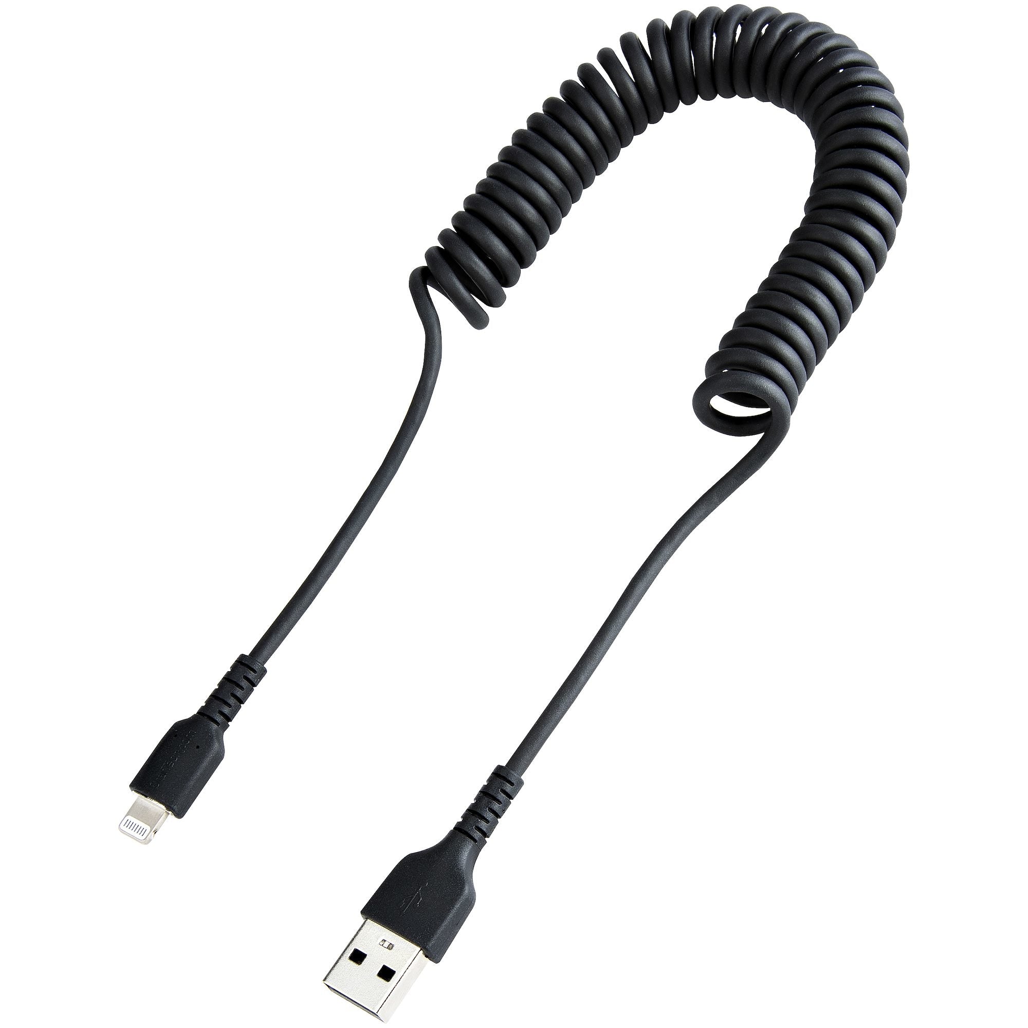 Cable 1M Usb A Lightning Mfi En Espiral Carga De Iphone