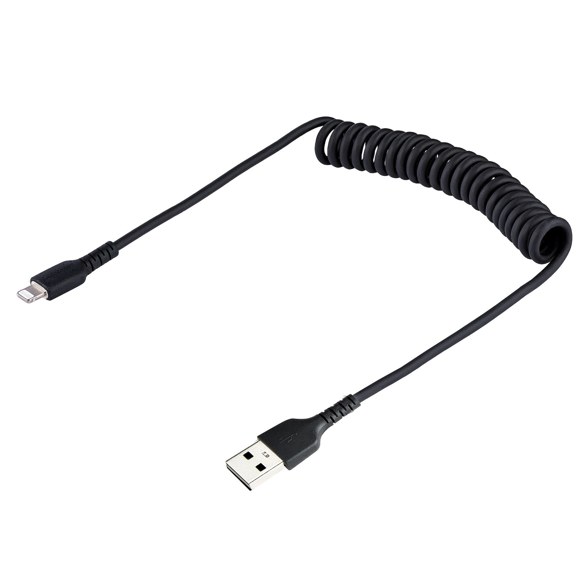 Cable 50Cm Usb A Lightning Mfi En Espiral Carga De Iphone